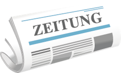 Illustration einer Zeitung